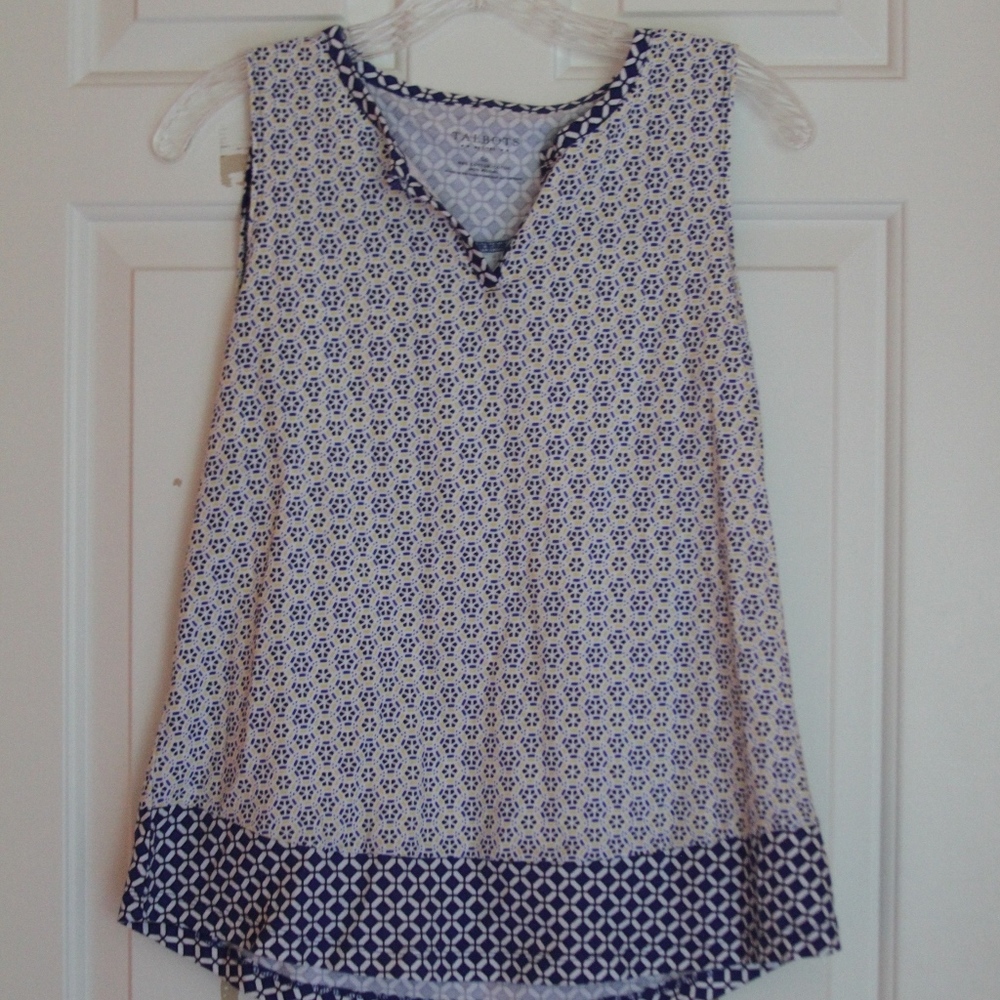 Talbots V-neck Tank Top